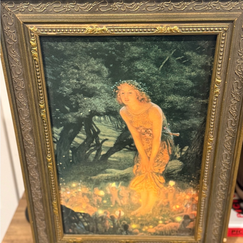 Vintage Midsummer Eve Fairy Art Print – Edward Robert Hughes Style - Picture 2 of 11